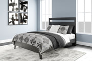 Finch Black Queen Panel Platform Bed with Dresser and Nightstand from Ashley - Lara Furniture