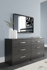 Finch Black Queen Panel Platform Bed with Dresser and Nightstand from Ashley - Lara Furniture