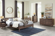 Calverson Mocha Platform Bedroom Set from Ashley - Lara Furniture