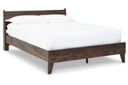 Calverson Mocha Platform Bedroom Set from Ashley - Lara Furniture