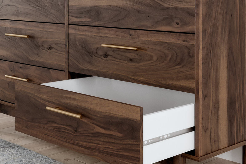 Calverson Mocha Platform Bedroom Set from Ashley - Lara Furniture