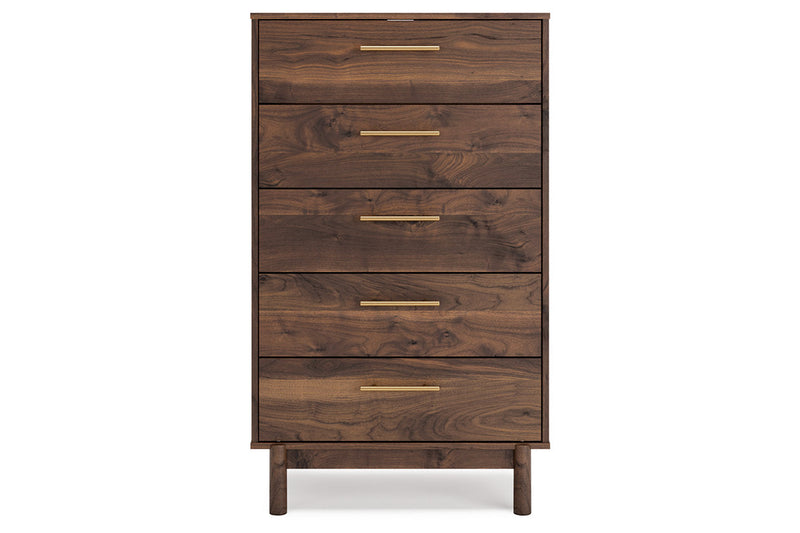 Calverson Mocha Platform Bedroom Set from Ashley - Lara Furniture