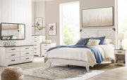 Shawburn Whitewash and Charcoal Gray Platform Bedroom Set from Ashley - Lara Furniture