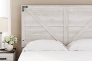 Shawburn Whitewash and Charcoal Gray Platform Bedroom Set from Ashley - Lara Furniture