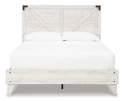 Shawburn Whitewash and Charcoal Gray Platform Bedroom Set from Ashley - Lara Furniture