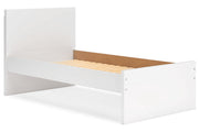 Onita White Twin Panel Platform Bed -  Ashley - Lara Furniture