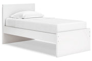 Onita White Twin Panel Platform Bed -  Ashley - Lara Furniture