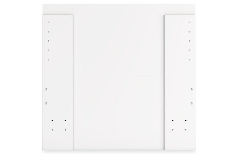 Onita White Twin Panel Platform Bed -  Ashley - Lara Furniture
