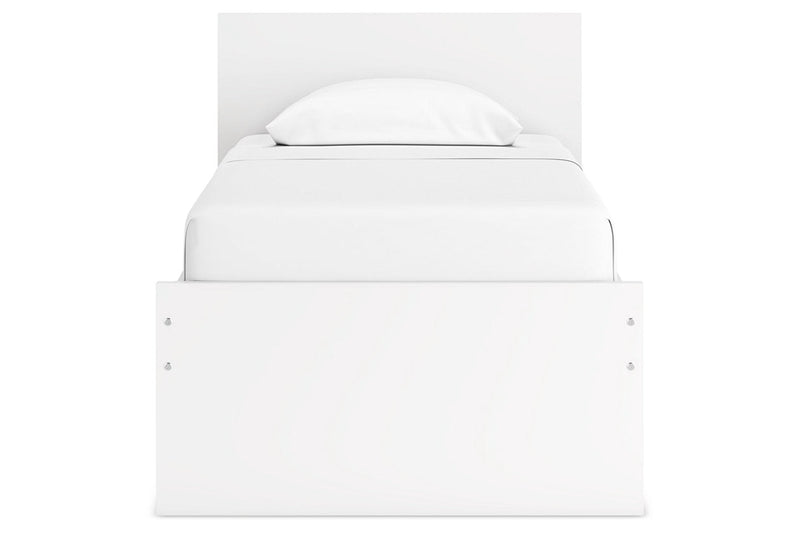 Onita White Twin Panel Platform Bed -  Ashley - Lara Furniture