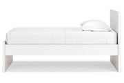 Onita White Twin Panel Platform Bed -  Ashley - Lara Furniture