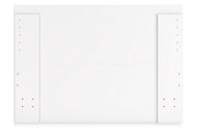Onita White Full Panel Platform Bed with 1 Side Storage from Ashley - Lara Furniture