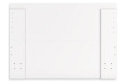 Onita White Full Panel Platform Bed with 2 Side Storage from Ashley - Lara Furniture