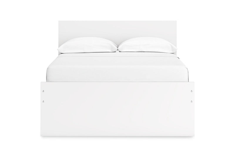 Onita White Full Panel Platform Bed -  Ashley - Lara Furniture