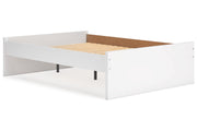 Onita White Full Platform Bed from Ashley - Lara Furniture