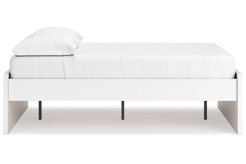 Onita White Full Platform Bed from Ashley - Lara Furniture