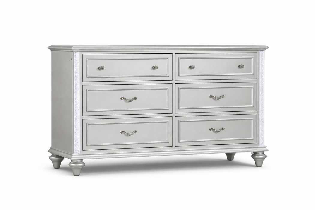 Evangeline Silver Dresser
