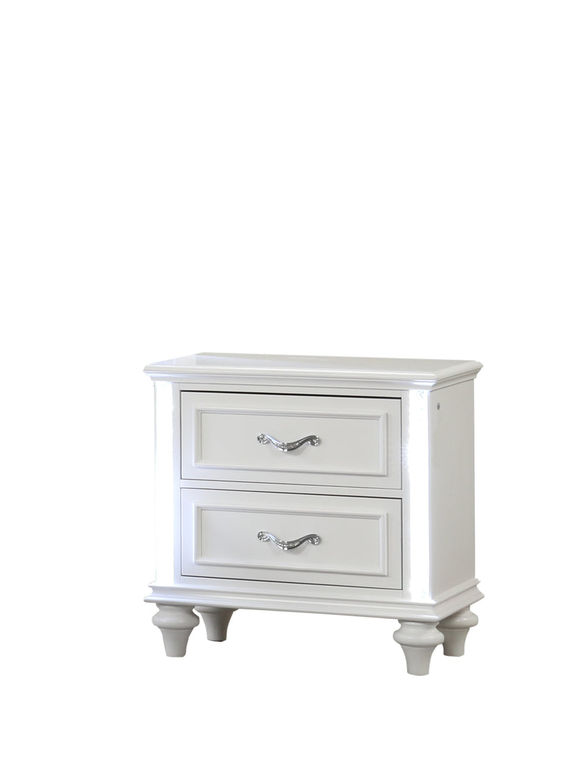 Evangeline White Nightstand