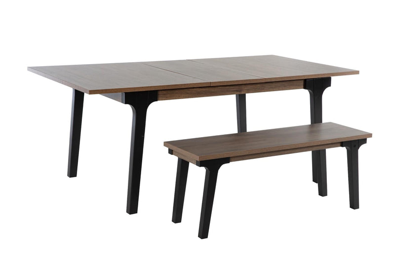 Kennedy Expandable Dining Table (L.Walnut) 2 Pieces - Lara FurnitureDining Table