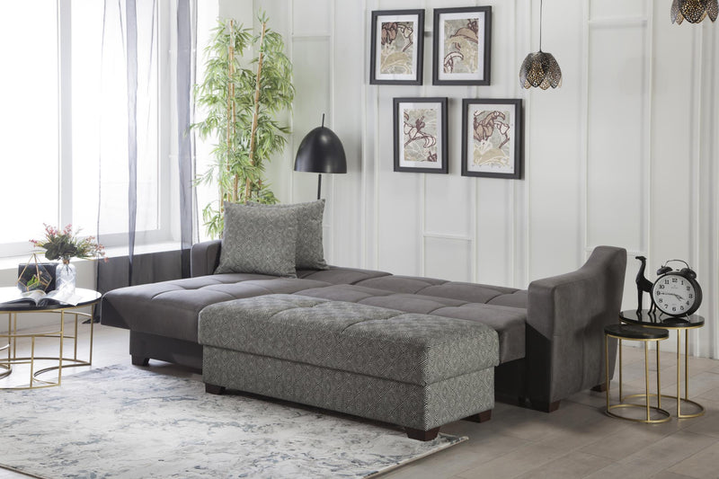 Tahoe Sectional Chaise Part (Melson Dark Gray) 1 Piece - 10-TAH-3P31D-05-C