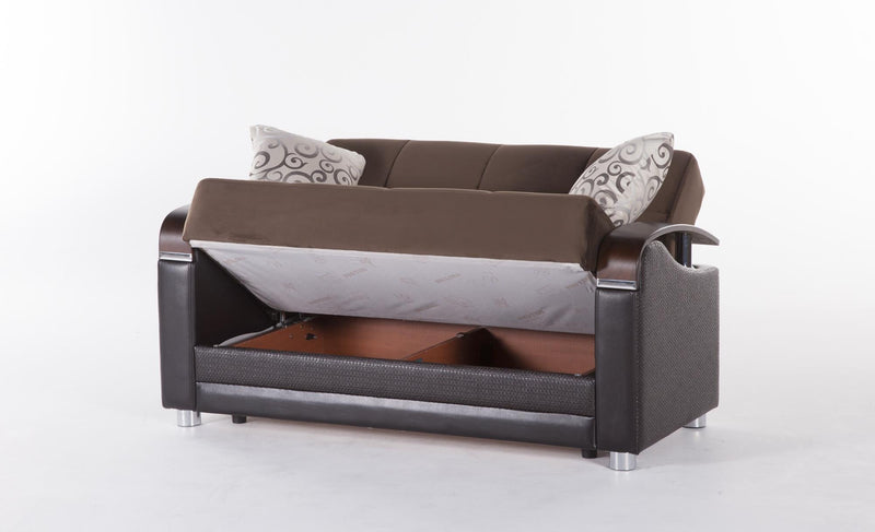 Luna Love Seat (Naomi Brown) 2 Pieces - Lara FurnitureLoveseat