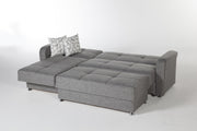 Vision Sectional Love Seat Part(Diego Gray) 1 Piece - 10-VIS-6227D-05-L