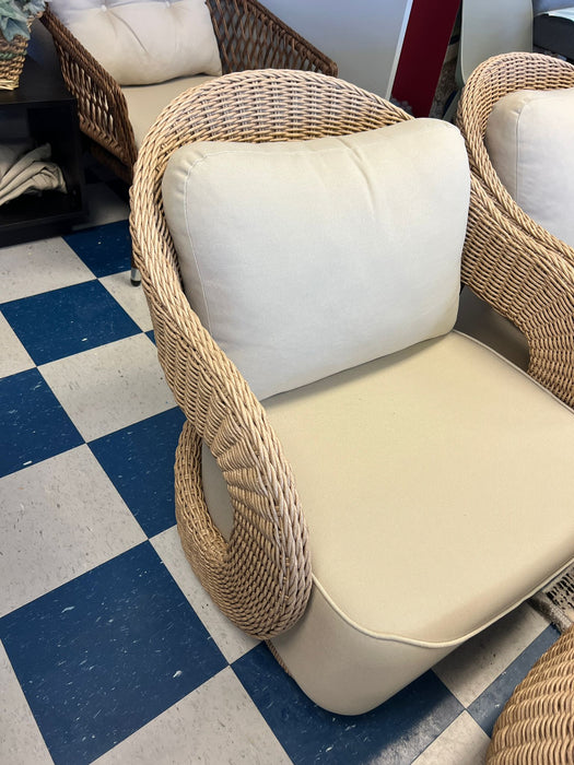 Harmony Outdoor Chair with Cushion (Set of 2)