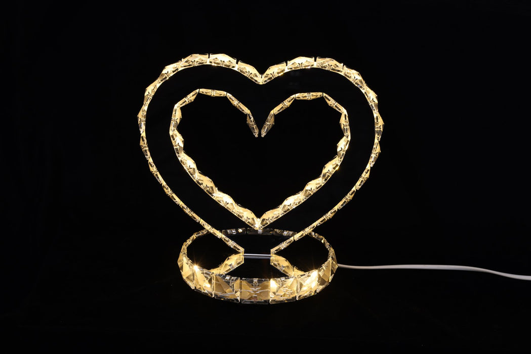 Heart Silver Led