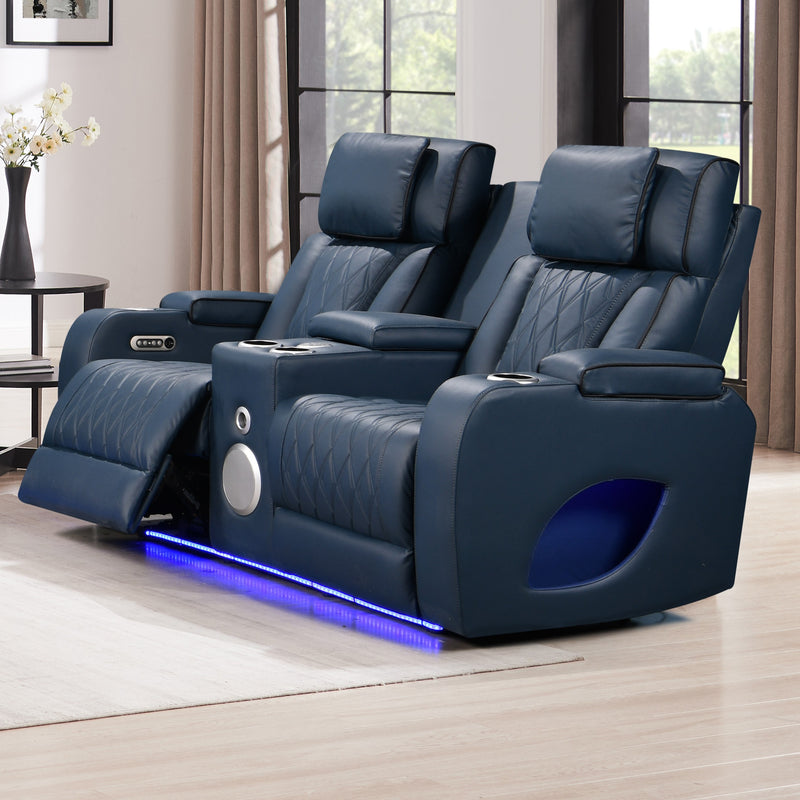 Hialeah Blue Loveseat