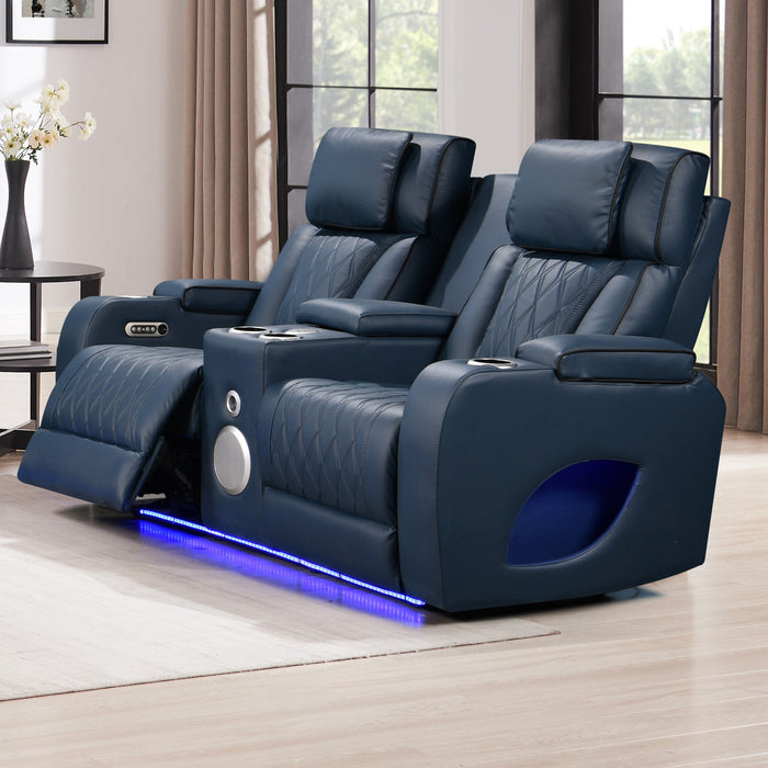 Hialeah Blue Loveseat