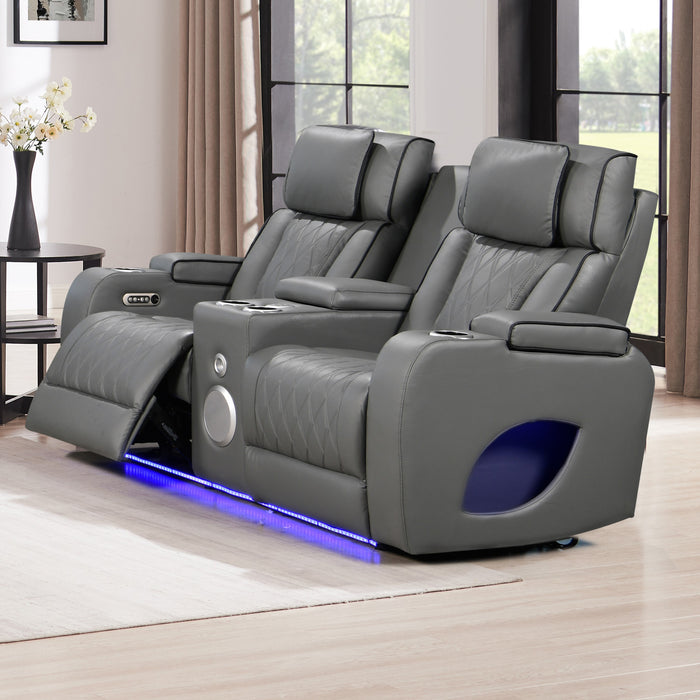 Hialeah Gray Loveseat