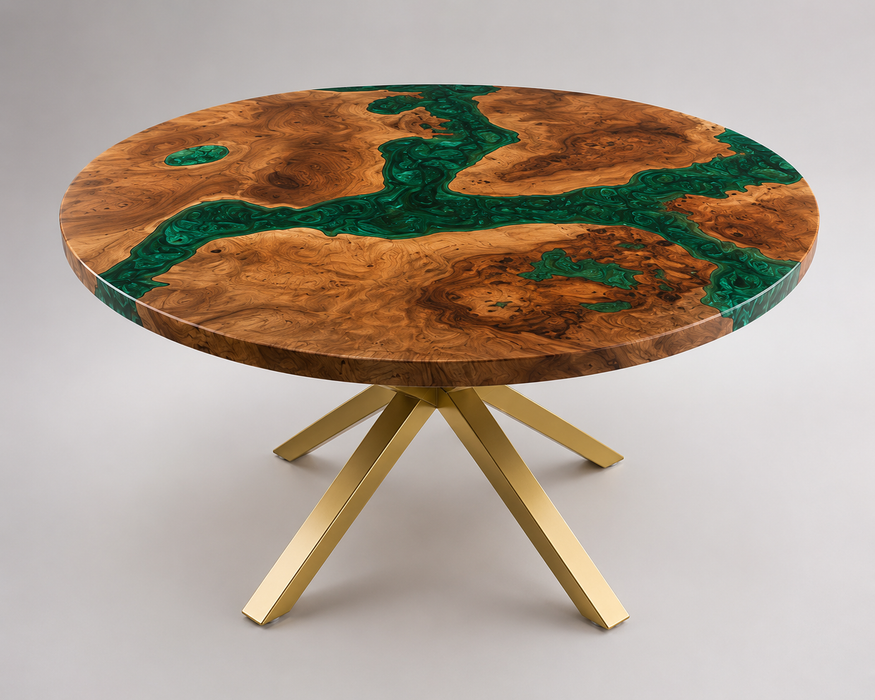 Walnut Table, Walnut Dining Table, Custom 71” Round Table Order for Rana&Ahmad