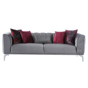 Gravita Deren Anthracite 3-Seat Sleeper Sofa from Bellona - Lara Furniture
