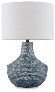 Schylarmont Antique Gray/White 2-Piece Table Lamp Set from Ashley - Lara Furniture