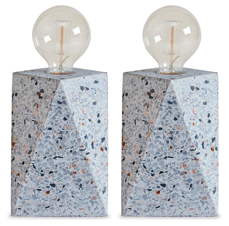 Maywick White Table Lamp (Set of 2) from Ashley - Lara Furniture