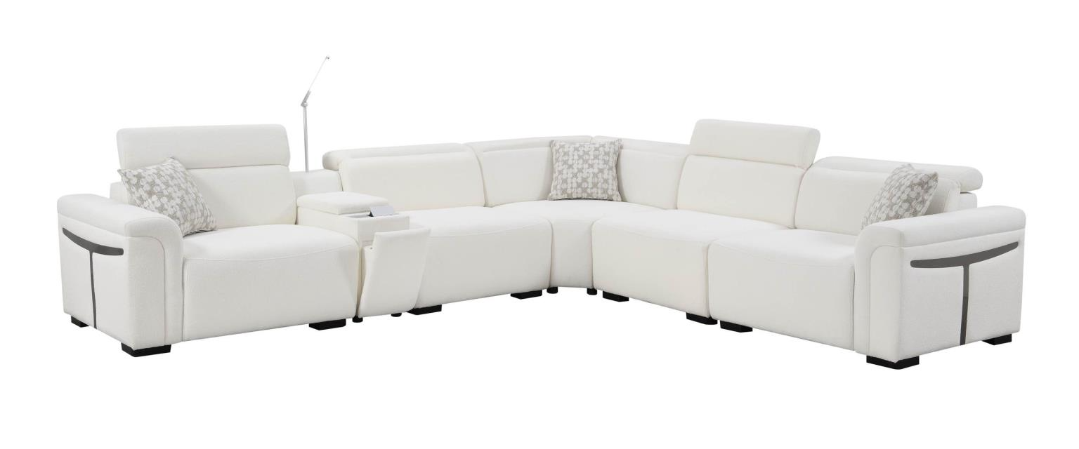 Sadar Cream 6 Piece Sectional