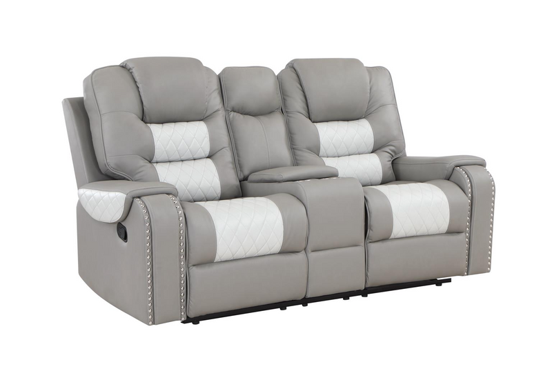 Harlow Grey Reclining Living Room Set