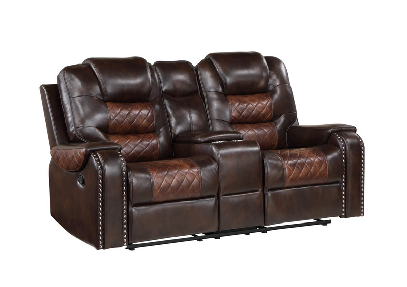 Harlow Brown Reclining Living Room Set