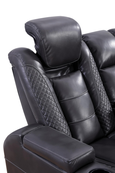 Zachary Gray 3 Piece Power Sectional