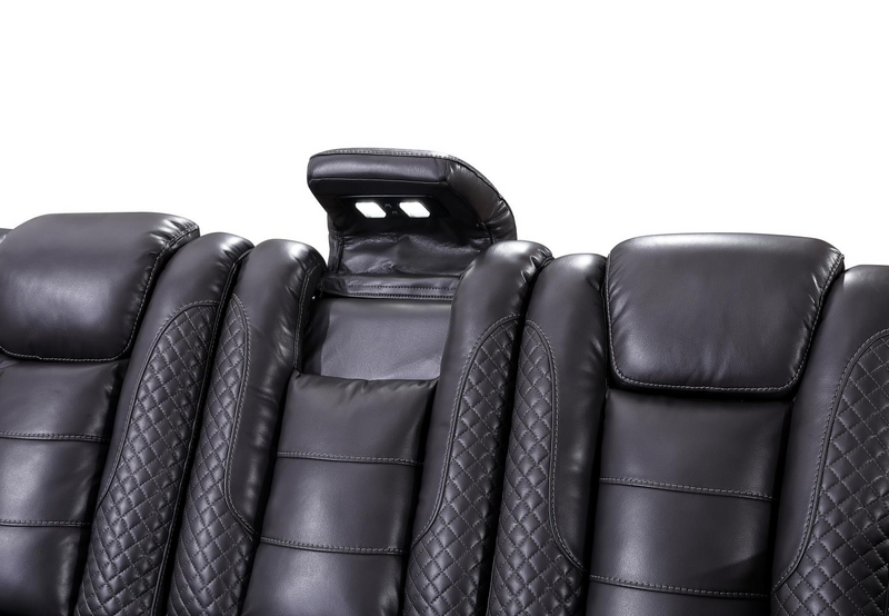 Zachary Gray 3 Piece Power Sectional