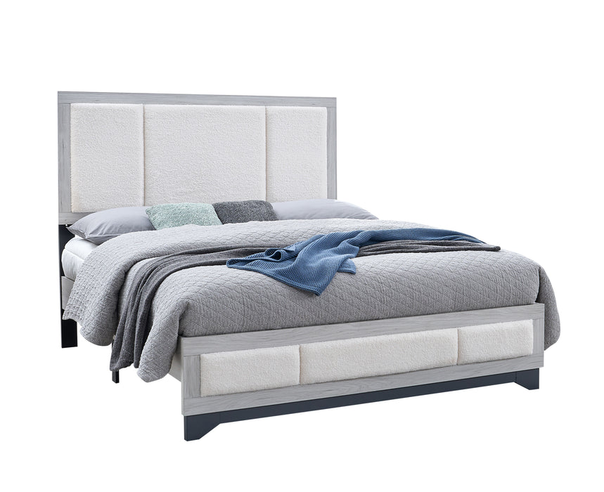 Lucy White King Bed