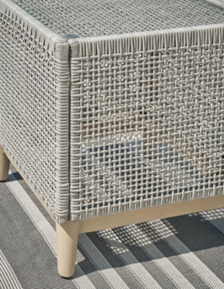 Seton Creek Gray Square End Table