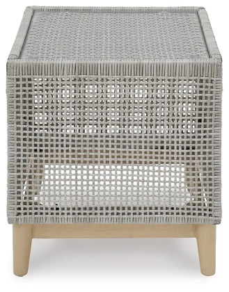 Seton Creek Gray Square End Table