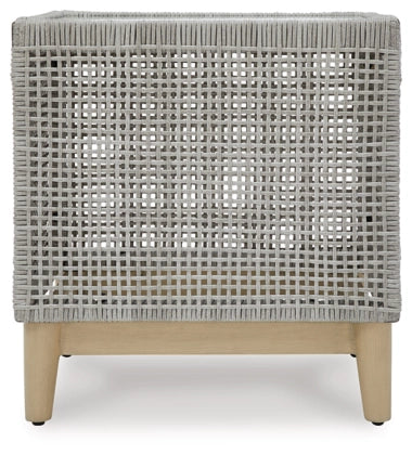 Seton Creek Gray Square End Table