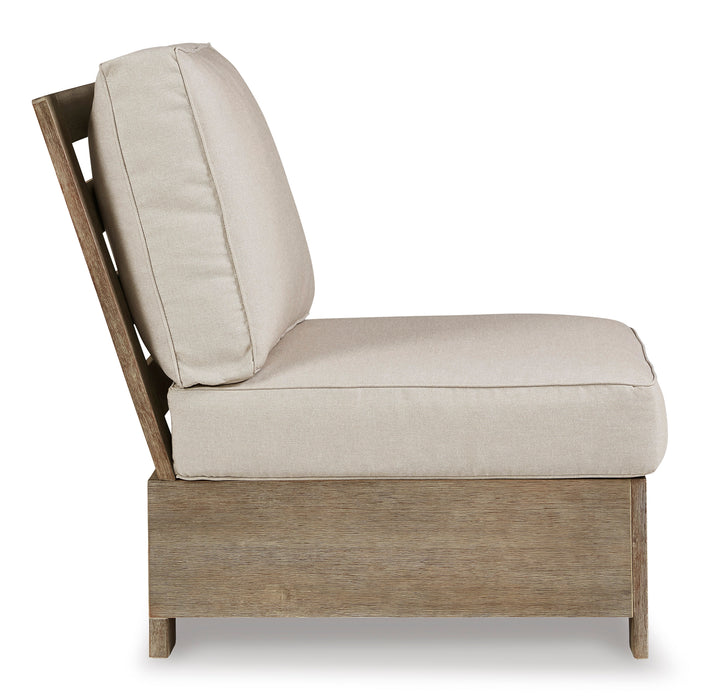 Silo Point Outdoor Armless Chair with Cushion