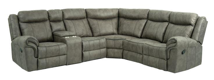 Sally Gray Fabric Manual Recliner sectional