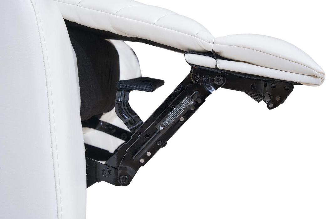 Zenith 3 Piece White Power Reclining Sectional