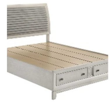 Olivia White Platform Bedroom Set