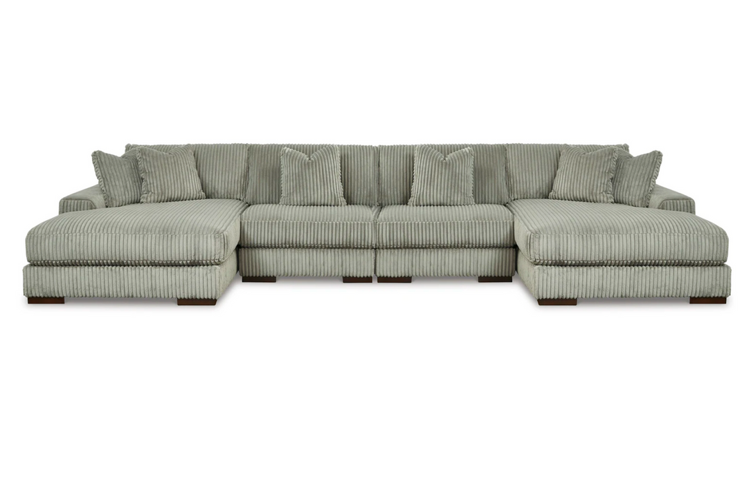 Lindyn Fog Double Chaise Sectional