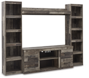 Derekson Multi Gray 4-Piece Entertainment Center -  Ashley - Lara Furniture