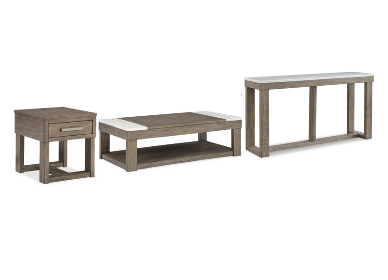 Loyaska  Coffee Table, End and Sofa Table -  Ashley - Lara Furniture